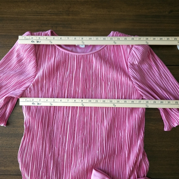 Vintage 1980s Afterdark Pink Cocktail/Prom Dress - Picture 8 of 10